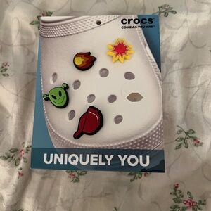 CROCS White Jewelry Accessories with Unique Charms
